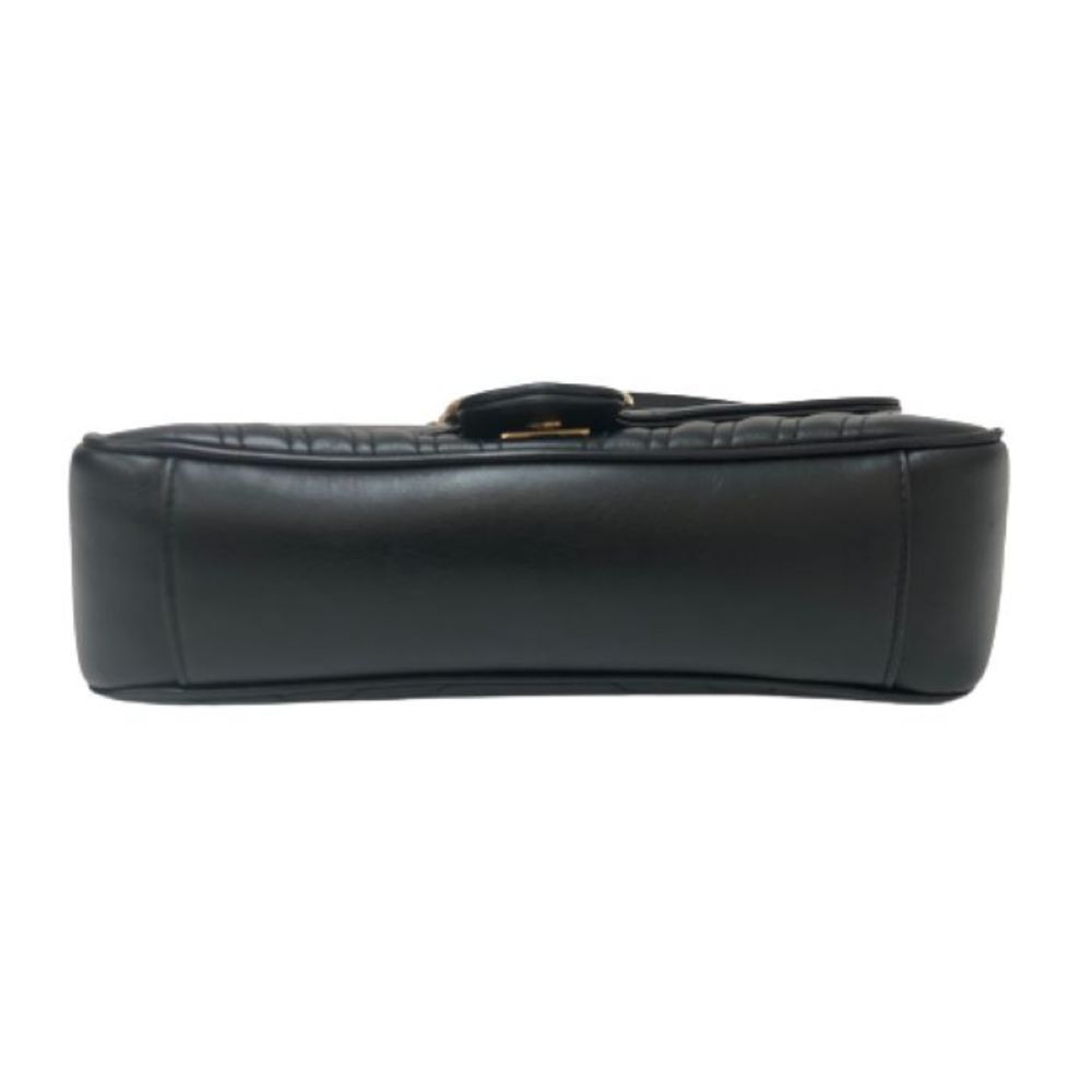 Gucci GG Momant Quilted Shoulder Bag Black - Picture 6 of 10